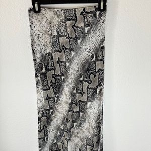 SANCTUARY ANIMAL PRINT SKIRT ON A BIAS